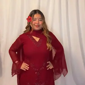 Maroon 90s Kurti