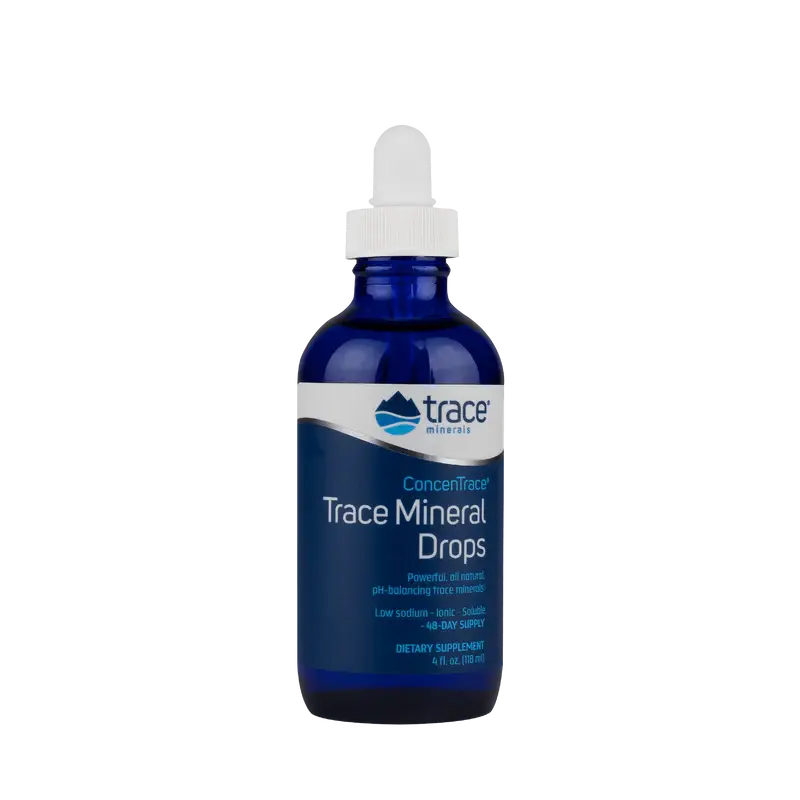 Concentrace Trace Mineral Drops - Glass 4 ounces - Trace Minerals Research