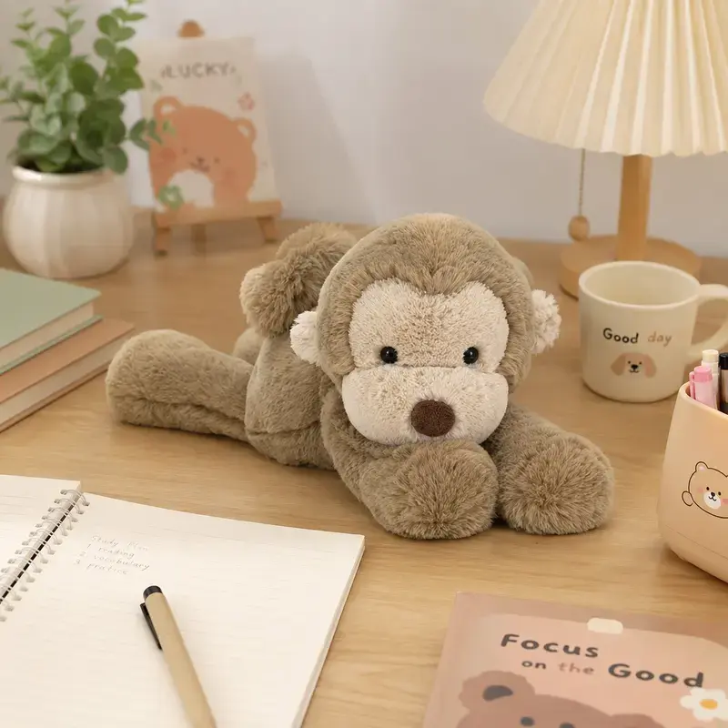 Smudge Monkey, Soft Plush Toy, Smudge Monkey Stuffed Animal, Reptile Plush Toy