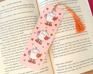 Autumn Pumpkin Reading Bookmark