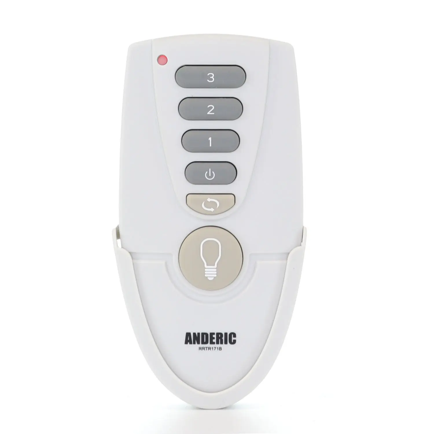 Anderic RRTR171B Replacement Ceiling Fan Remote Control for TR171B, KUJCE10205 - White