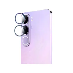 Vivo V40 Lite Lens Film Metal Frame HD Tempered Glass Eagle Eye Design Full Protection No Pixel Loss, Durable Phone Accessory