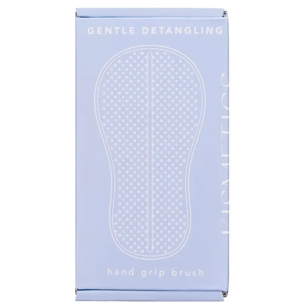 Kismetics Hand Grip Hair Brush, Gentle Detangling Tool for Haircare & Styling