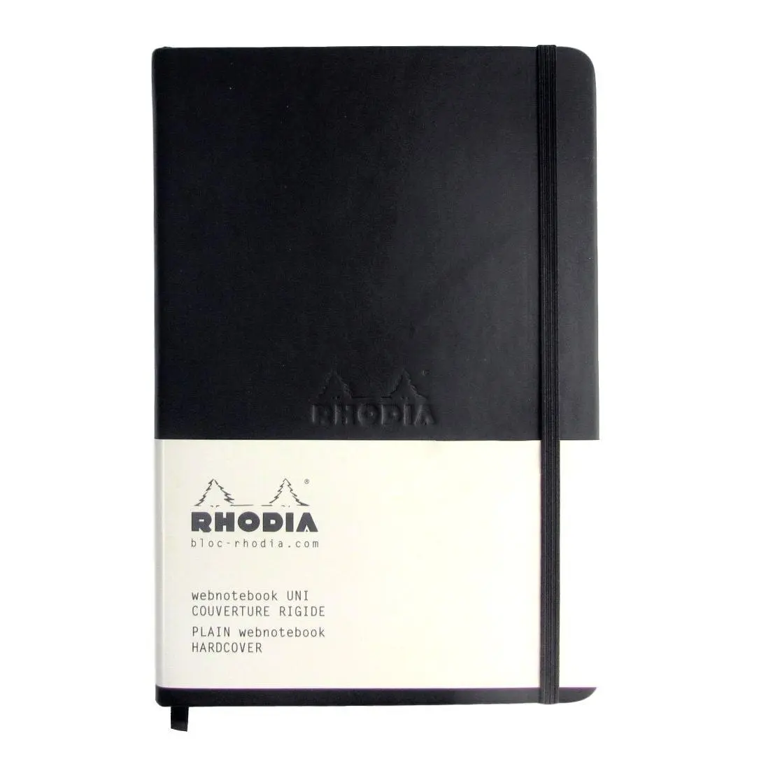 Rhodia A5 (5.5" x 8.3") Blank Webnotebook, Office Stationery Supplies