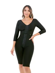 Women's Ultra Invisible High Compression Faja with Integrated Bra - SMI7162, Post-Surgical & Daily Wear, Body Sculpting, Minimalist Design, Lycra Vitamin E Fabric, Adjustable Fit, Sleeveless Shapewear