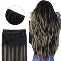 1B/19/1B-Balayage Natural Black to Light Blonde