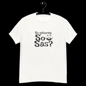So Galopay, So sas? gypsytok Tee Classic Cotton Fabric Top Sleeves