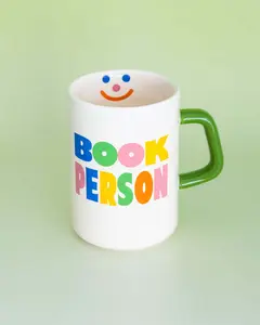 Hot Stuff Big Ceramic Mug - Book Person