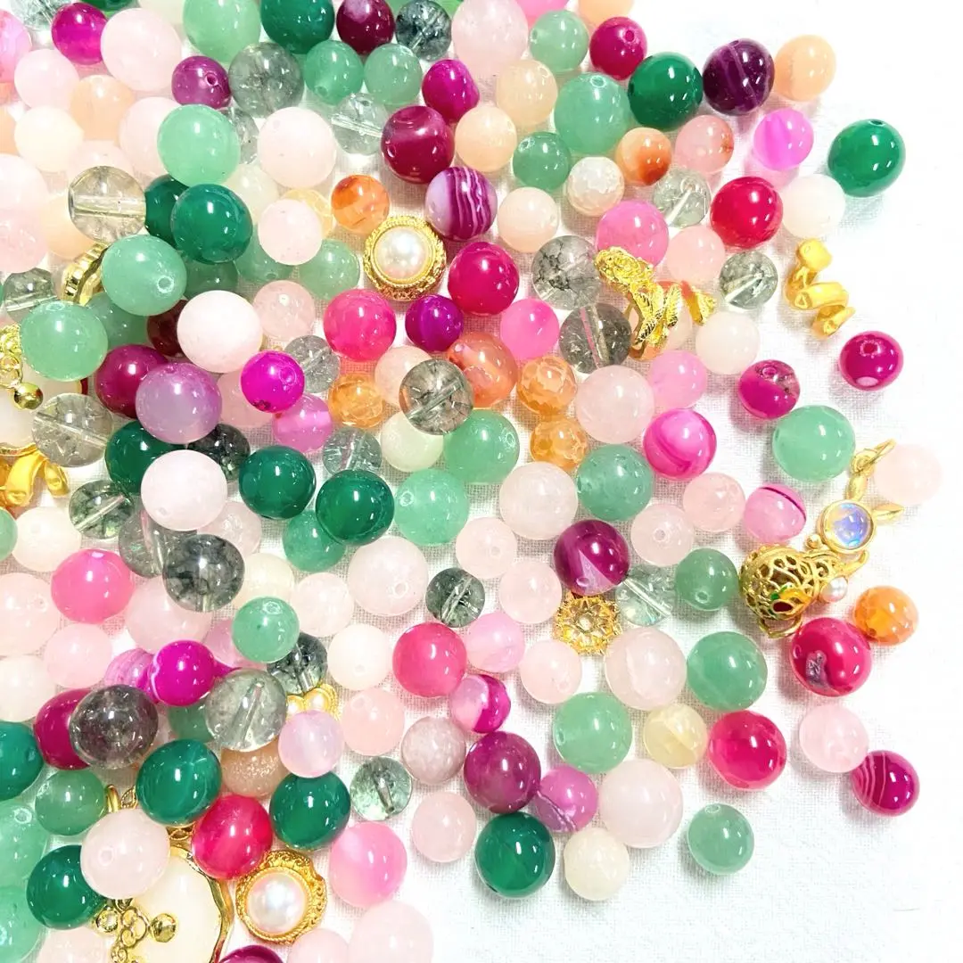 C-Today's Crystal Beads for DIY Jewelry Making Fixed Weight Craft Set Rhinestone Decorated Beads for Jewelry Collection Enhancement Ships from US Bangle Charms Secure Packing- Decoration