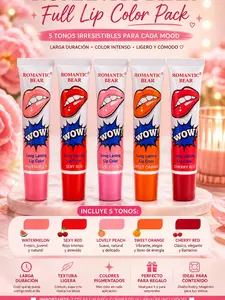 ROMANTIC BEAR – FULL LIP COLOR PACK (5 TONOS)