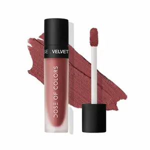 Dose Of Colors Velvet Mousse Lipstick  Peaking (Brick Rose) 0.17oz Peaking (Brick Rose) Peaking (Brick Rose)