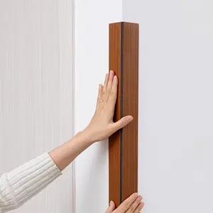 3D Retro Peel and Stick Baseboard, Waterproof Wall Border Decoration, Wall Skirting Board Molding Decoration, Bedroom, Living Room, Kitchen, Bathroom DI