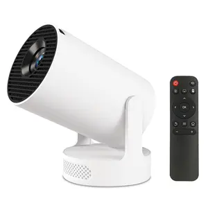 HY300Ultra Mini Projector WiFi Bluetooth ,Movie Projector Compatible with TV Stick Smartphone / USB, Portable HD Outdoor Indoor for Home Theater with Wall/Ceiling Projection summerwins