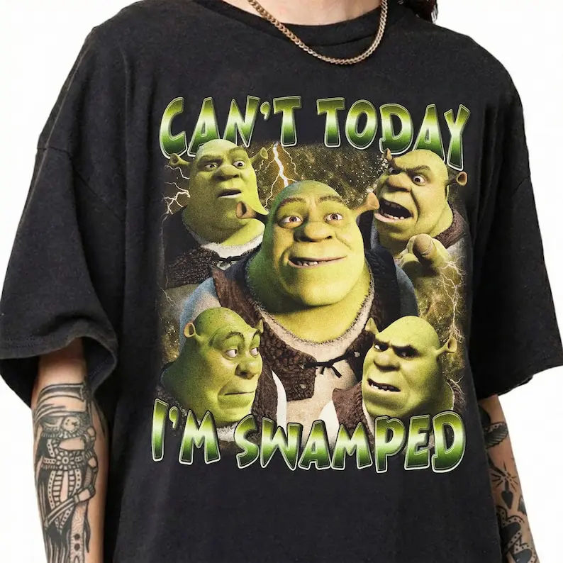 Vintage Can't Today I'm Swamped  Graphic T-Shirt Gift For Fan
