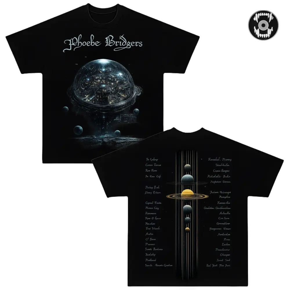 Phoebe Bridgers The Lost Tour 2026 Double Sided T-Shirt, Indie Folk Concert Tour Dates Shirt, Vintage Music Graphic Tee, Alternative Rock Fan Merch, Unisex Cotton Tour Tee, Aesthetic Album Inspired Apparel, Gift for Phoebe Bridgers Fans, Oversized Shirt B