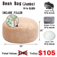 Jumbo Cream(Include Filler Upillow Blanket Carpet)