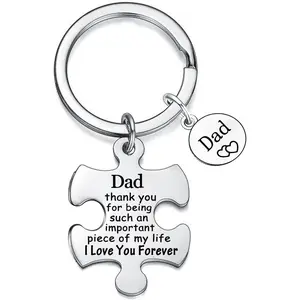 Fathers Day Gift Keychain Gifts for Men, Boys, Dad, Son, Nephew, Grandad, Grandson, Brother, Uncle - Birthday & Christmas
