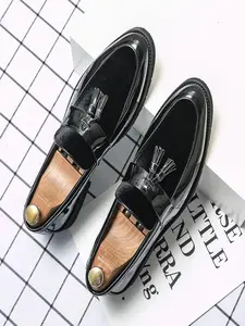 Men's Casual Fringe Loafers, Slip-On Business Formal Shoes, Anti-Slip Design Perfect for Wedding Party Spring Summer Fall