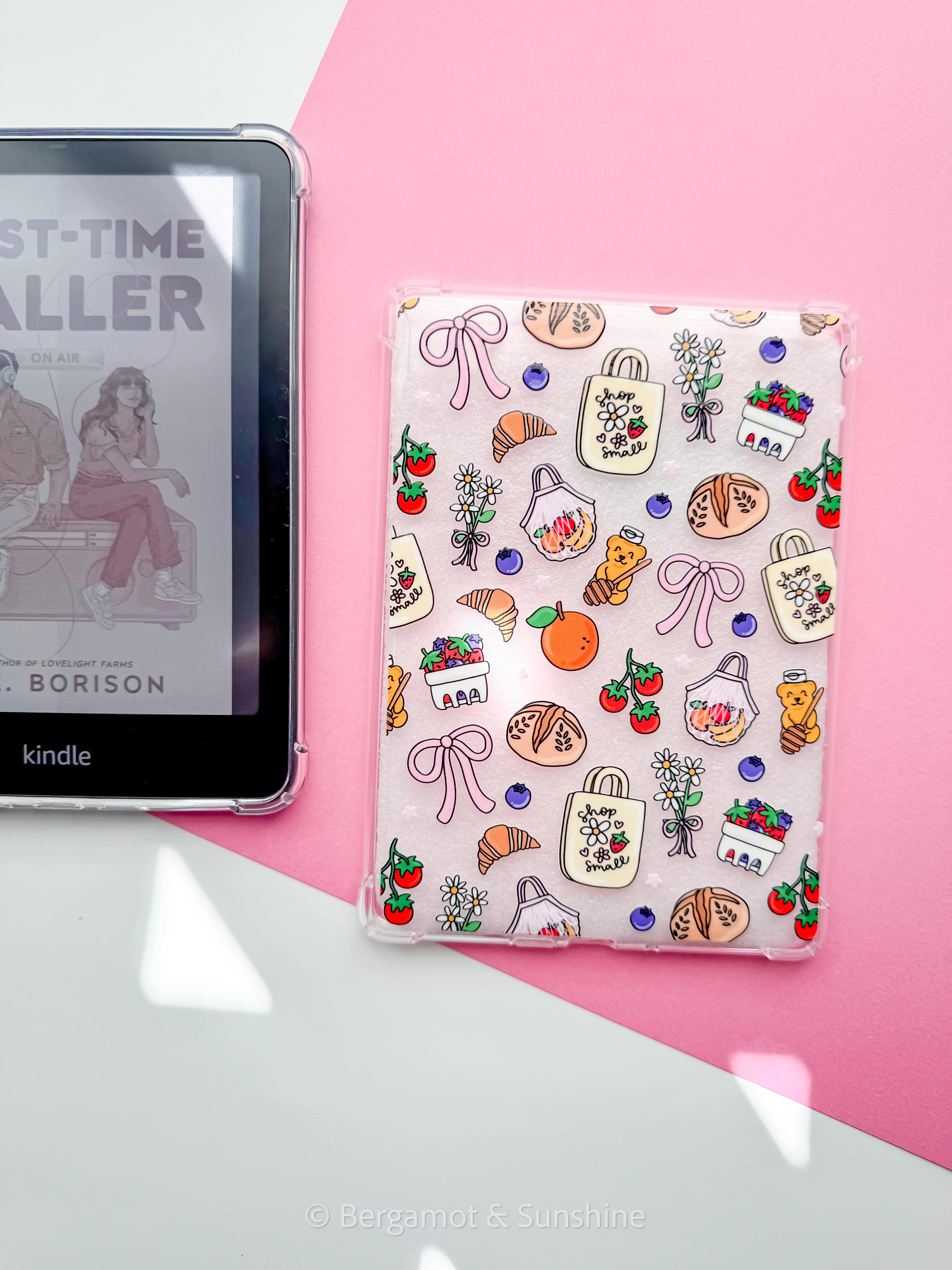 Saturday Morning Market E Reader Case - Compact Design for Easy Reading and Protecting your kindle kindle accessories Device Smartphone
