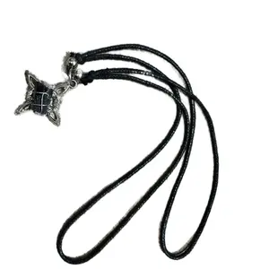 Witches Knot With Black Tourmaline Necklacs