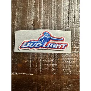 Red, White and Blue Bullrider Embroidered Hat Patch