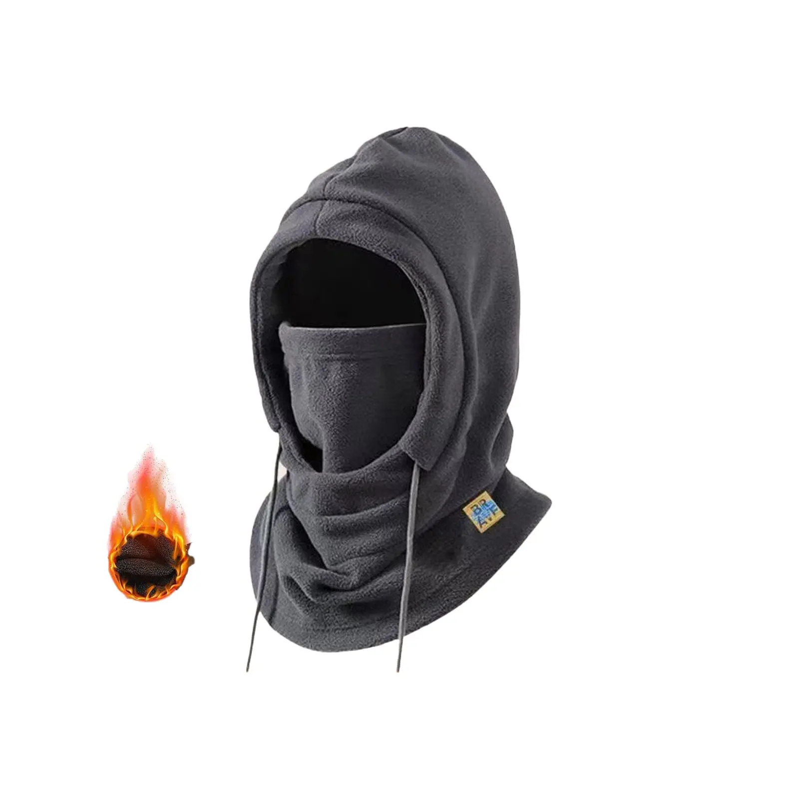 Windproof Fleece Balaclava Face Mask - Warm Winter Ski Mask for Adults - Ultimate Neck Warmer for Cold Weather, Motorcycling