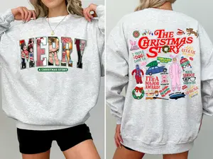 Vintage A Christmas Story Sweatshirt, Oh Fudge Funny Christmas Shirt, Classic Holiday Movie Gift, Vintage Christmas Shirt