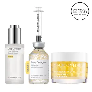[SUNGBOON EDITOR Official] Complete Firming Care Trio | Retinol, Collagen & Peptide Essentials for Hydration, Elasticity & Radiance