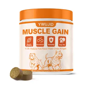 Daily Protein Chews for Dogs | With L-Arginine, Omega 3 & Whey | Support for Active Dogs & Puppies