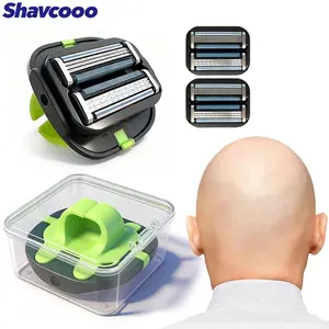 Shavcooo Hr100 Multifunctional Daily Shaver, Men's Head Trimmer, Women's Body Razor, Portable Safety Haircut Razor with Storage Box, Handle