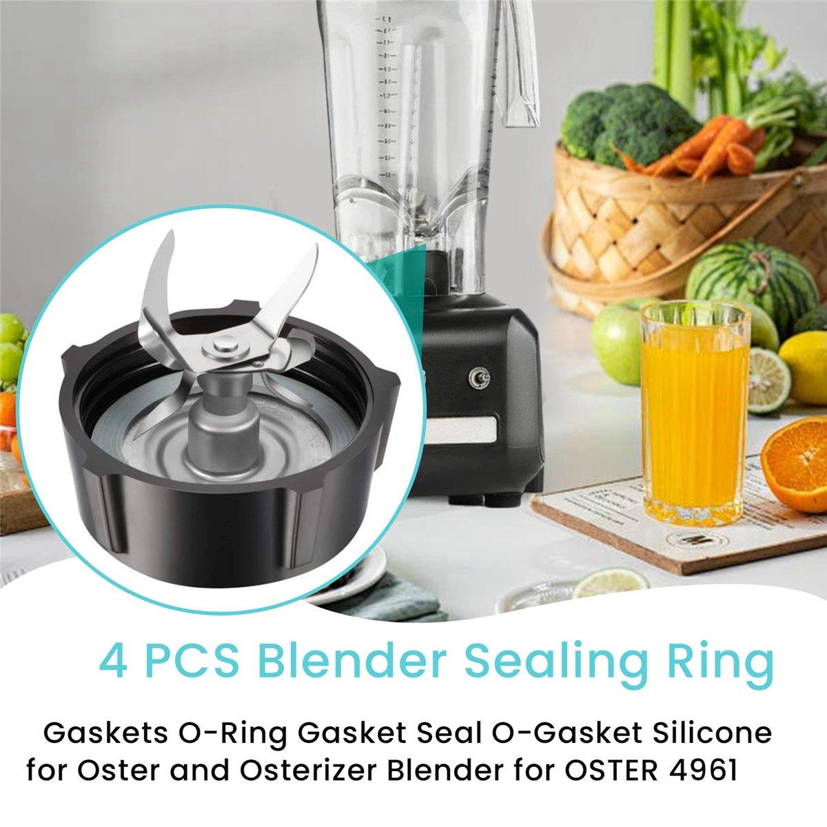 4 PCS Blender Sealing Ring Gaskets O-Ring Gasket Seal O-Gasket Silicone for Oster and Osterizer Blender for OSTER 4961