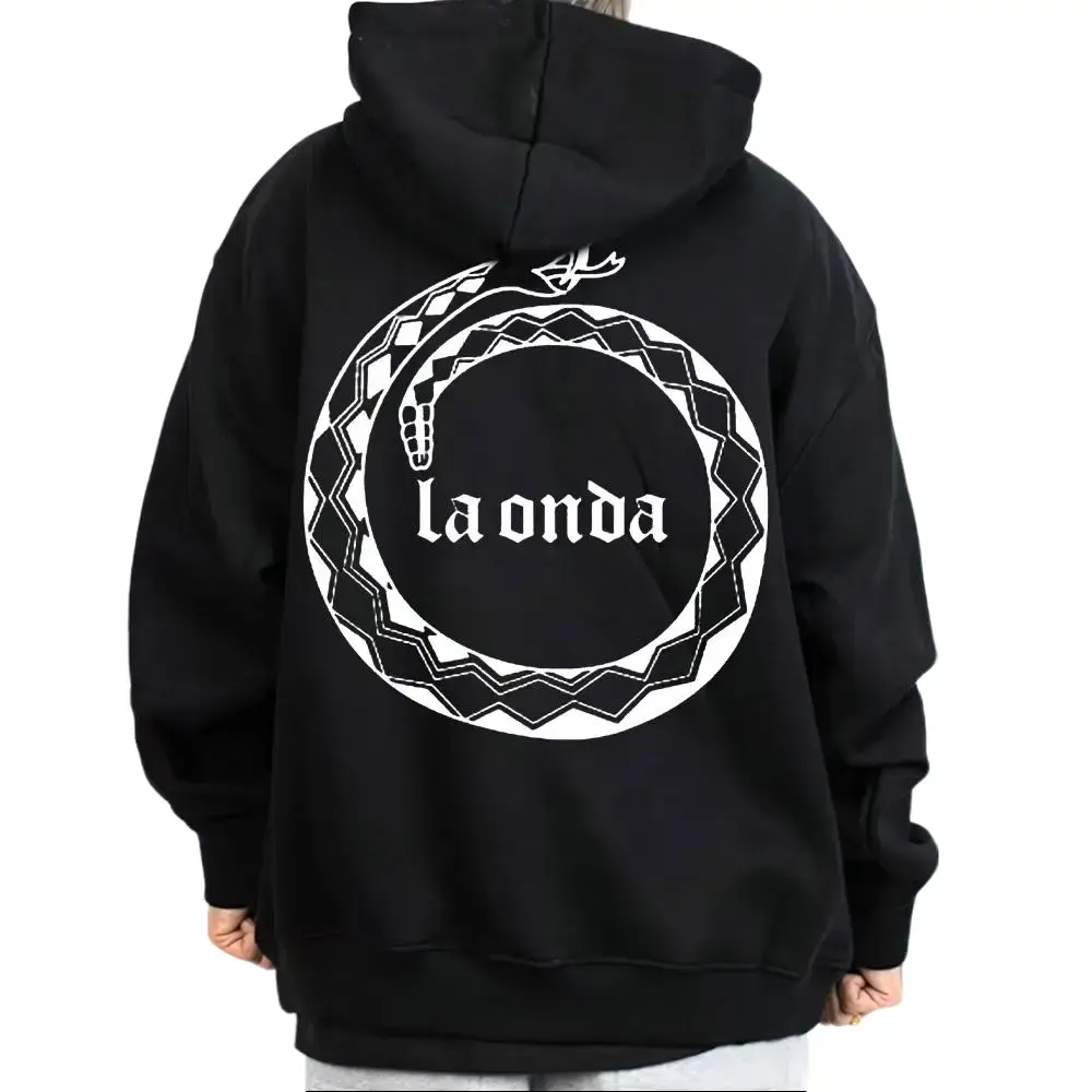 La Onda Chicano Style Hoodie, Lowrider Streetwear Graphic, Urban Culture, Vintage Black & Grey, Unisex Hoodie for Men & Women, S–5XL, Gift Idea Oversized Sweatshirts