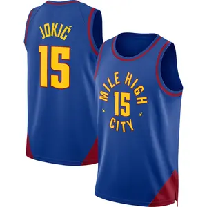 Jokic Unisex Basketball Jersey, Blue Statement Edition