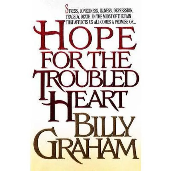 USED Book - Hope for the Troubled Heart by Billy Graham (Paperback) - english
