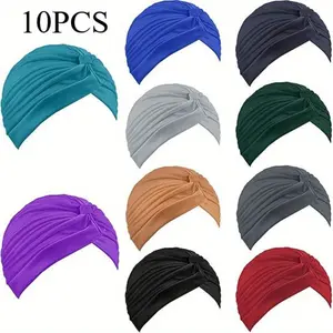 10 PCS Women Headbands Wide Hair Wrap Extra Turban Head Bands for Lady Large Sport Workout Stretch Non-slip Big Hair Bands Fashion Accessories