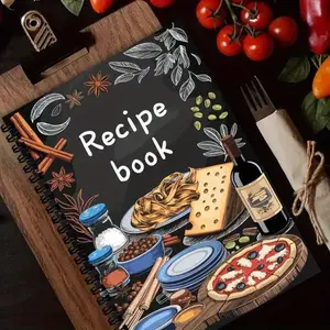A Recipe Notebook, Perfect for Cooking Enthusiasts, Ideal Gift for Bakers & Chefs, Organize Your Recipes Effortlessly