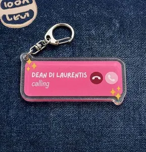 Dean Di Laurentis Calling Acrylic Keychain, Off Campus Hockey Romance Reader Gift