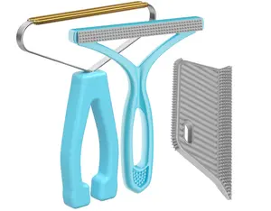 Lint Remover 3-Pack,Lint Shaver Cleaner Pro,Carpet Rake,Lint Brush,Fur Removal Tool,Portable Carpet Scraper,Clothes,Car Mats,Couch,Pet Bed,Furniture