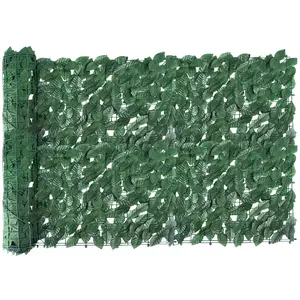 Artificial Ivy Privacy Fence Screen, 1 Count Outdoor Faux Greenery Backdrop, Fake Ivy Vine Leaves Hedge Fence Panel for Patio, Balcony, Garden, Backyard
