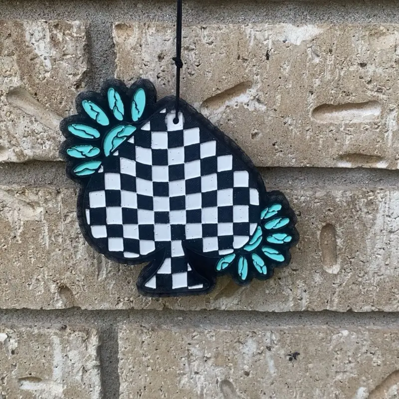 Checkered Spade Freshie Checkered Spade Freshie