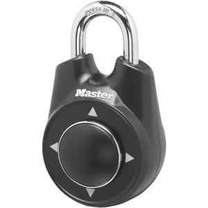 1500iD Set Your Own Directional Combination Pad lock, Black