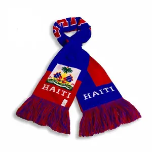 Haitian Haiti Flag Scarf