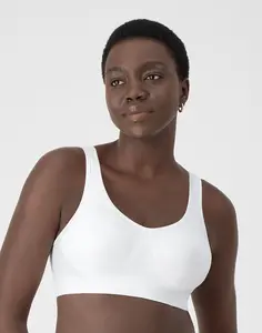 Bali Comfort Revolution Wireless Bra ComfortFlex Fit Shaping Fabric Seamless Women's Full Coverage Seamless Smoothing Design Comfort Straps DF3488