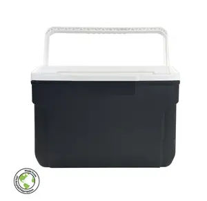 10 Quart Hard Side Cooler 14 Can Capacity Gray Made Eco Friendly
