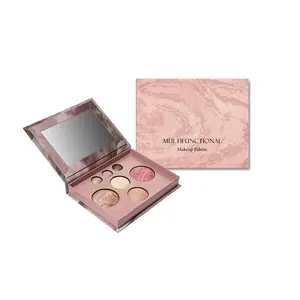Multi-Function Makeup Palette: Eyeshadow, Contouring, Blush, Highlighter – A versatile and portable makeup palette.