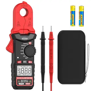 Digital Clamp Meter with Round Jaw, Automotive Multimeter, NCV, 2000 Counts, Amp Voltmeter, Accuratly Measure  Current & Volatge, Resistance, Diode, Capacitance, Continuity, Frequency