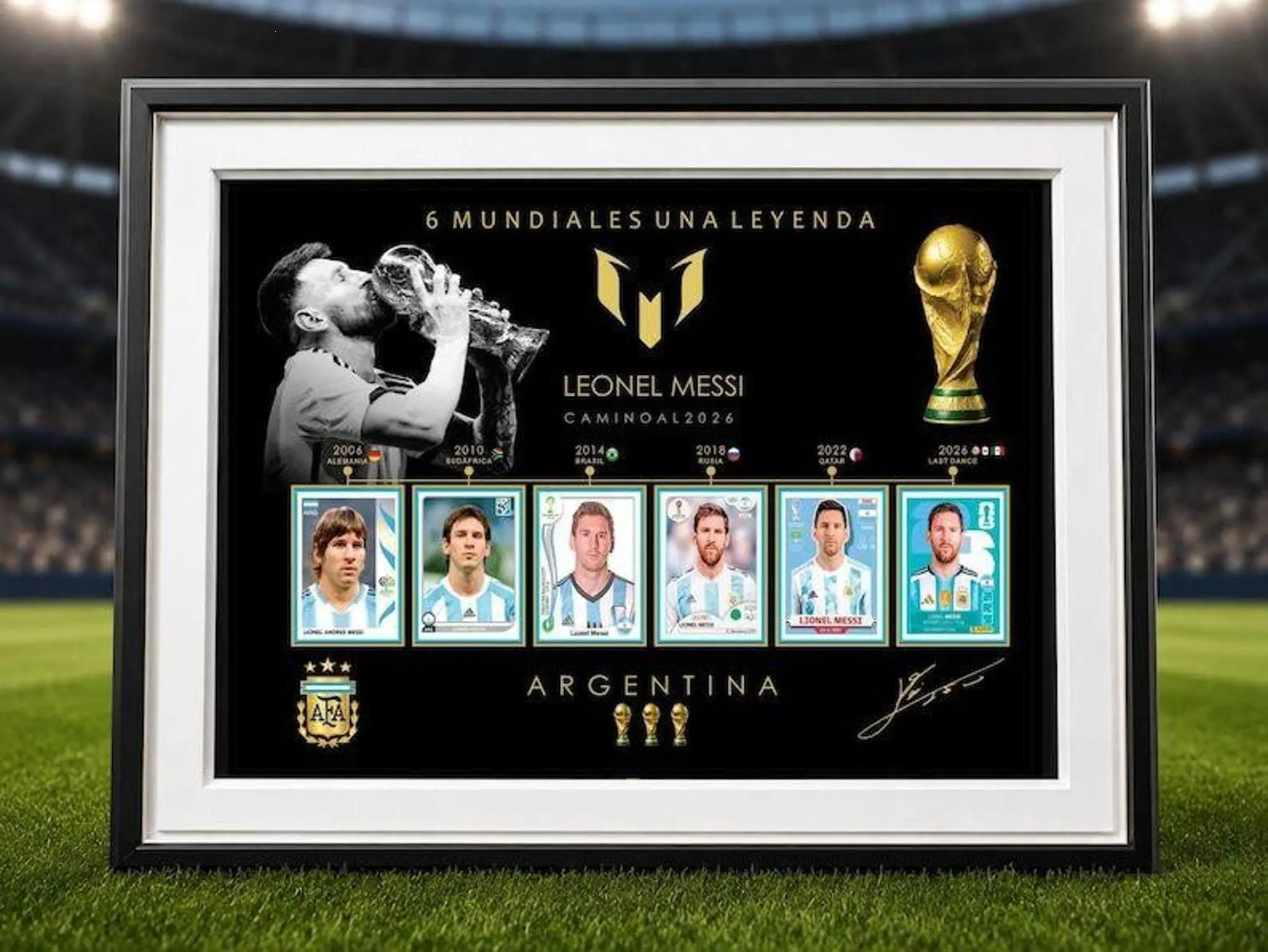 Lionel Messi Timeline Poster( Unframed - Print Only )
