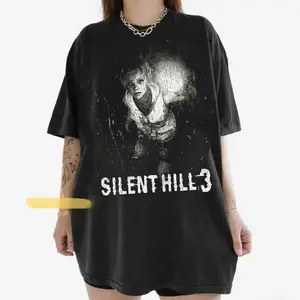 03 Silent Hill 3 Ps2 Black T-Shirt, Horror Game 2026 Fan Tee, Gift for Men, Gift for Women, Crew Neck T-shirt, Trending T-shirt
