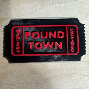 Pound Town one-way ticket prank
