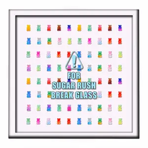 Gummy Bears 3D Framed Collage with Lighted Frame
